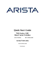 Arista DCS-7010T-48 Quick Start Manual preview