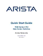 Arista DCS-7050SX-128 Quick Start Manual preview