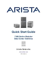 Arista DCS-7304 Quick Start Manual preview