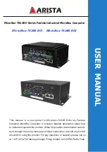 Предварительный просмотр 1 страницы Arista MicroBox-7824B E Series User Manual