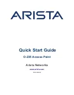 Предварительный просмотр 1 страницы Arista O-235 Quick Start Manual