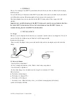 Предварительный просмотр 5 страницы Aristel AN208 User Manual