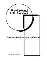 Предварительный просмотр 1 страницы Aristel AV-12 System Administrator Manual