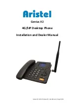 Aristel Genius X2 Installation Manual предпросмотр