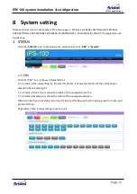 Preview for 19 page of Aristel IPX-100 Installation Manual