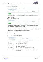 Preview for 26 page of Aristel IPX-100 Installation Manual