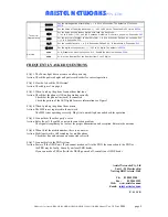 Preview for 8 page of Aristel NEOS 3000A-04 Operating Manual