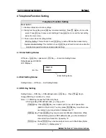 Preview for 10 page of Aristel SLT70 Operation Manual