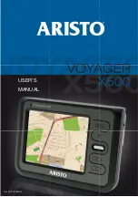 Aristo Voyager X500 User Manual preview