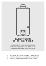 Preview for 1 page of Ariston Thermo 12HP CA-E Installation And Maintenance Instructions Manual