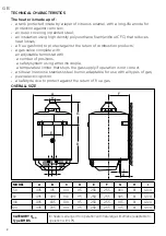 Preview for 8 page of Ariston Thermo S/SGA X 100 EE Installation And Maintenance Instructions Manual