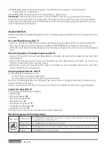 Предварительный просмотр 42 страницы Ariston 27763278 Assembly And Operation Instructions Manual