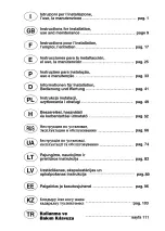 Preview for 2 page of Ariston 3605020 Instructions For Installation, Use And Maintenance Manual