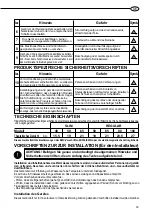 Preview for 53 page of Ariston 40 SLIM Instructions For Installation, Use, Maintenance