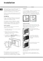 Предварительный просмотр 2 страницы Ariston 70FH 1039 P IX RU/HA Operting Instructions