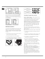 Предварительный просмотр 4 страницы Ariston 7HPC 604 XHA Operating Instructions Manual