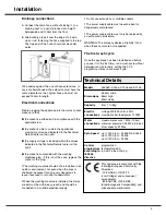 Предварительный просмотр 5 страницы Ariston A1235 Use And Care & Installation Instructions Manual