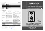 Предварительный просмотр 1 страницы Ariston A362ED Operating Instructions