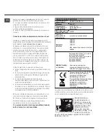 Предварительный просмотр 24 страницы Ariston A5ESH2E EX Operating Instructions Manual