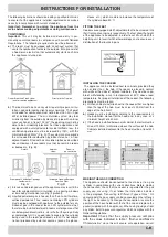 Предварительный просмотр 3 страницы Ariston A9GG1 FC/EX Series Lnstructions For Installation And Use