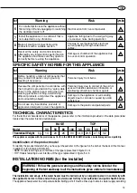 Preview for 14 page of Ariston ABS LVS PREMIUM PW 80 Instructions For Installation, Use, Maintenance