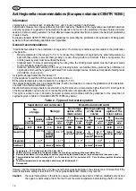 Preview for 16 page of Ariston Andris Lux Eco Instructions For Installation, Use, Maintenance