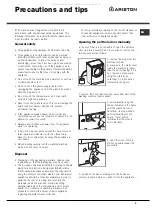 Preview for 9 page of Ariston AQ7L 105 U Instructions For Installation And Use Manual