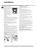 Предварительный просмотр 4 страницы Ariston AQCF 852 B U Instruction Booklet