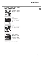 Предварительный просмотр 21 страницы Ariston AQCF 852 B U Instruction Booklet