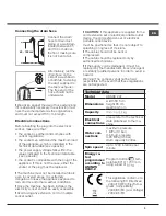 Предварительный просмотр 3 страницы Ariston AQUALTIS ADS9D 297 Instructions For Installation And Use Manual