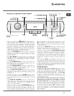 Предварительный просмотр 41 страницы Ariston aqualtis aq113d 697d Instructions For Installation And Use Manual