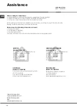 Preview for 12 page of Ariston AQUALTIS AQ82F 29 Instructions For Installation And Use Manual