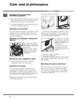 Preview for 64 page of Ariston AQUALTIS AQ83L 09 Instructions For Installation And Use Manual