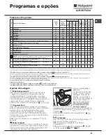 Preview for 81 page of Ariston AQUALTIS AQ83L 09 Instructions For Installation And Use Manual