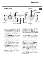 Preview for 21 page of Ariston AQUALTIS AQ92F 297 Instructions For Installation And Use Manual