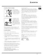 Preview for 31 page of Ariston AQUALTIS AQ92F 297 Instructions For Installation And Use Manual