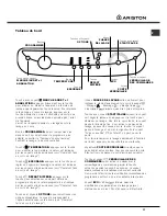 Предварительный просмотр 17 страницы Ariston AQXF 109 Instruction Booklet