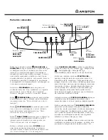 Предварительный просмотр 29 страницы Ariston AQXF 109 Instruction Booklet