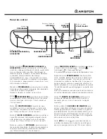 Предварительный просмотр 41 страницы Ariston AQXF 109 Instruction Booklet