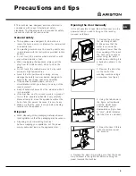 Предварительный просмотр 9 страницы Ariston AQXXL 109 Instruction Booklet