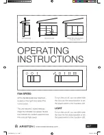 Preview for 7 page of Ariston ARH9SIX User Manual