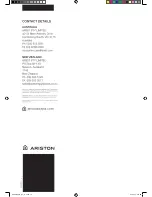 Preview for 12 page of Ariston ARH9SIX User Manual