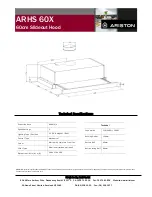 Preview for 2 page of Ariston ARHS 60X Brochure & Specs