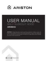 Preview for 1 page of Ariston ARHS60X User Manual