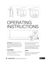 Preview for 8 page of Ariston ARHS60X User Manual