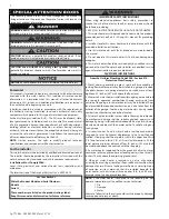 Preview for 2 page of Ariston ARI POU-06 Use And Care Manual