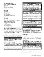 Preview for 3 page of Ariston ARI POU-06 Use And Care Manual