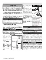 Preview for 12 page of Ariston ARI POU-06 Use And Care Manual