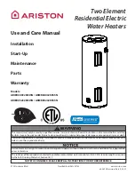 Ariston ARIER040C2X045N Use And Care Manual предпросмотр