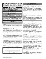 Preview for 2 page of Ariston ARIER040C2X045N Use And Care Manual